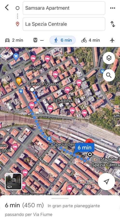 Samsara Apartment Специя Екстериор снимка